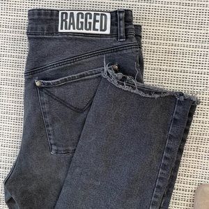 Ragged Priest Mom Jeans in Black